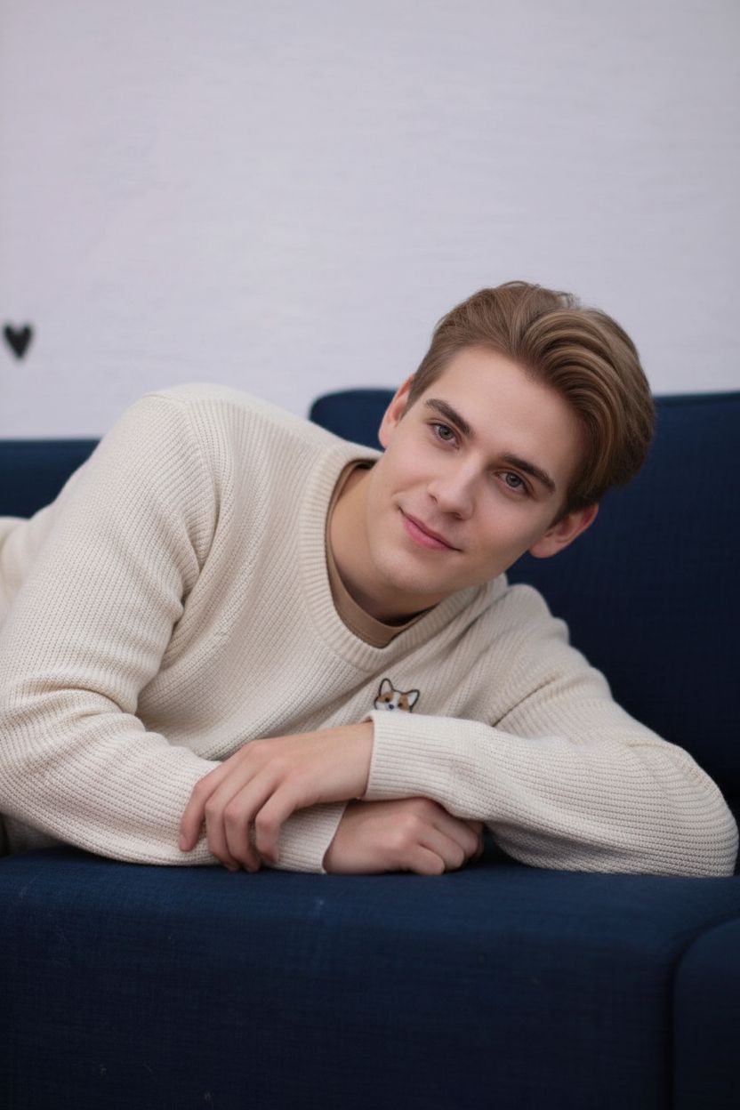 Превратите это животное в человека, удалив все звериные черты (такие как мех, уши, усы, мордочка, хвост и т. д.), сохранив при этом его индивидуальность и узнаваемые черты. Уделите особое внимание выражению лица, позе, эмоциональному настрою и визуальной идентичности (например, цвету, цветовой гамме или аксессуарам). Результат должен быть похож на правдоподобную человеческую версию этого персонажа. Реалистичный стиль. Пол животного: мужской.